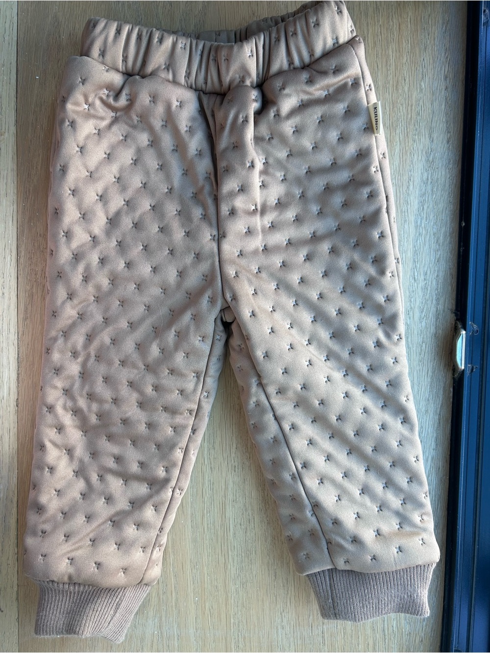 Kuling Quilted Kids Snowpants in Beige -